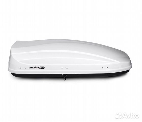 Автобокс на крышу MaxBox PRO 460 белый глянец