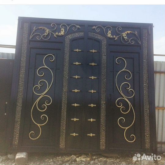 Ворота кованые на заказ в Южно-Сухокумске