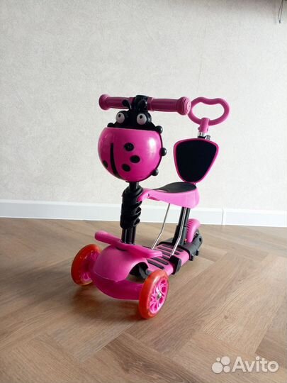 Самокат+беговел детский