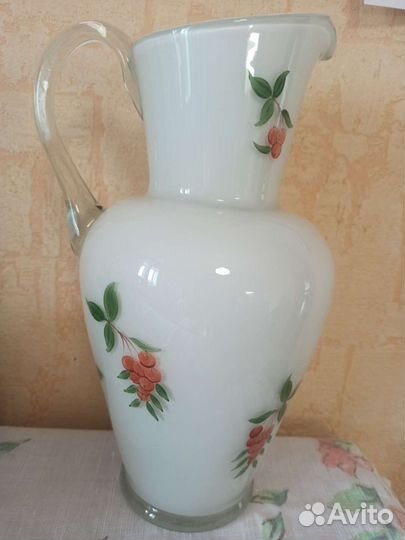 Кувшин Молочное стекло 50е года