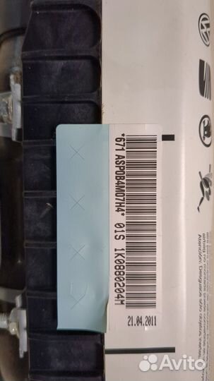 Airbag пассажира Volkswagen Tiguan, 2011