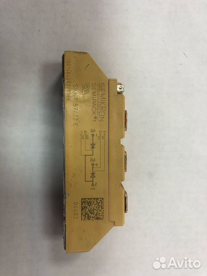 Skkt57/12E, Тиристорный модуль 1200В 57А (A-46) (б
