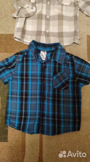 Рубашка на мальчика 86 92