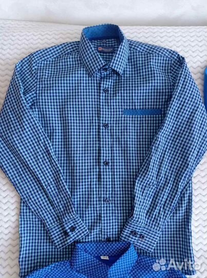 Рубашки для мальчика 140-146 пакетом