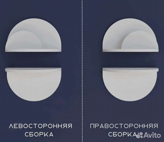 Полка настенная навесная парящая