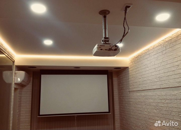 Инсталляция домашних кинотеатров HD, 4K, 8K