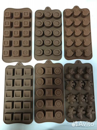 Силиконовые формы для выпечки, льда и шоколада