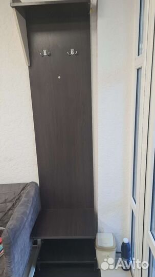 Вешалка в прихожую с обувницей