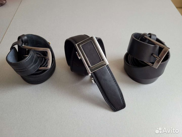 Мужской кожаный ремень