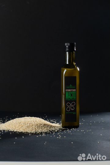 Кунжутное масло пищевое, сыродавленное