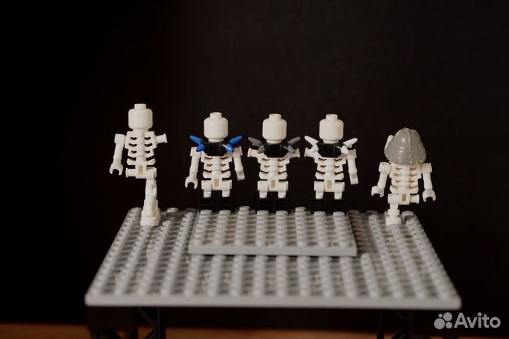 Lego ninjago минифигурки скелетов