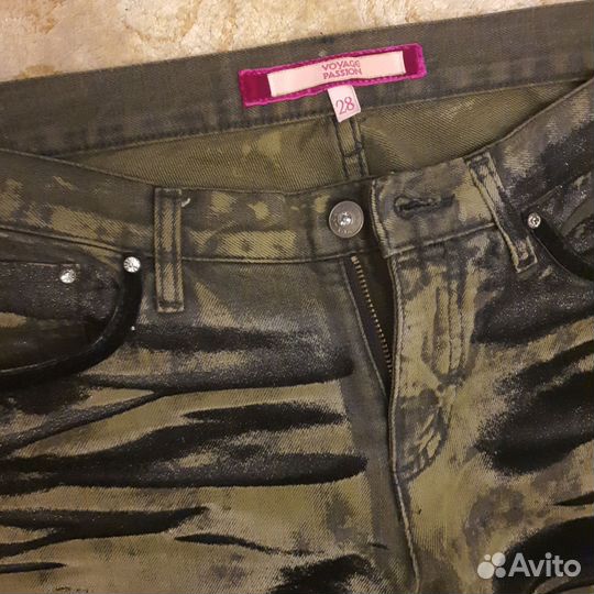 Джинсы клеш женские черные