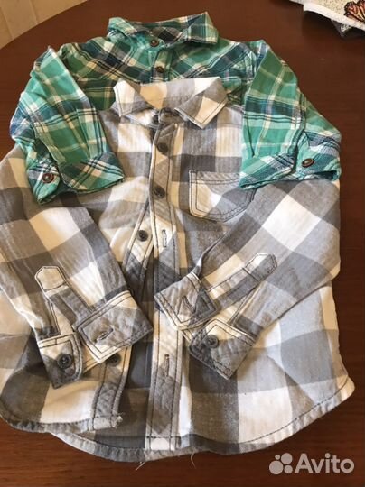 Рубашка на 12-18 мес, ф Next