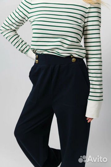 Джемпер Gabrielle женский (S, зелено-белый)