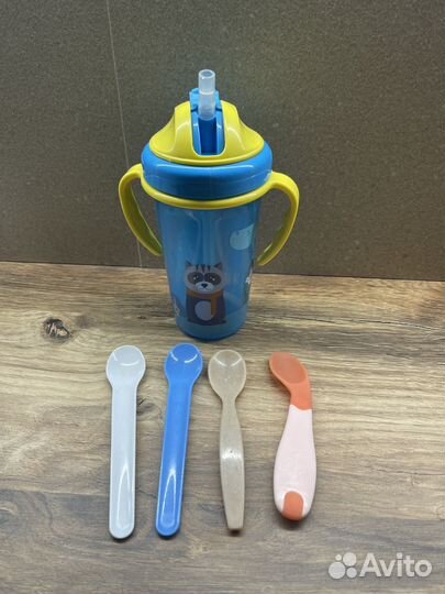 Набор детской силиконовой посуды