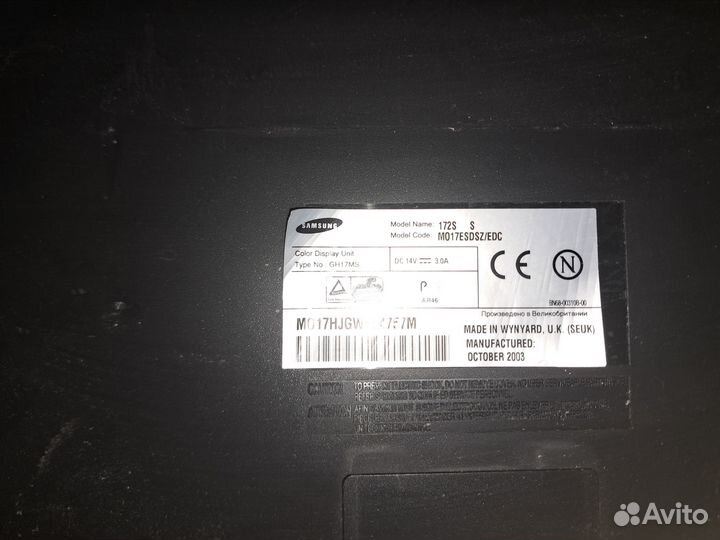 Samsung SyncMaster 172S, 1280x1024, 81 Гц
