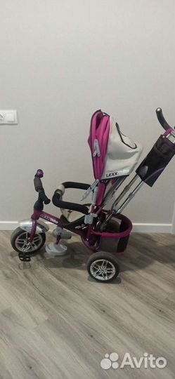 Детский трехколесный велосипед коляска