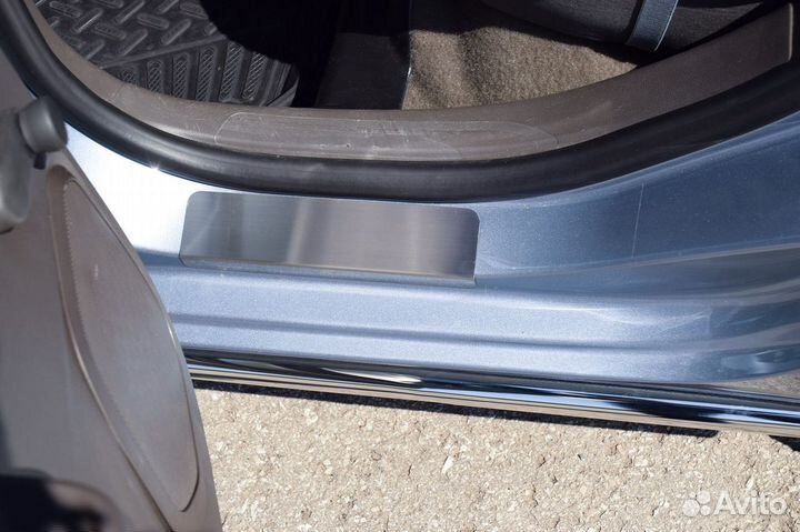 Накладки в проем дверей «хром» Шевроле Кобальт