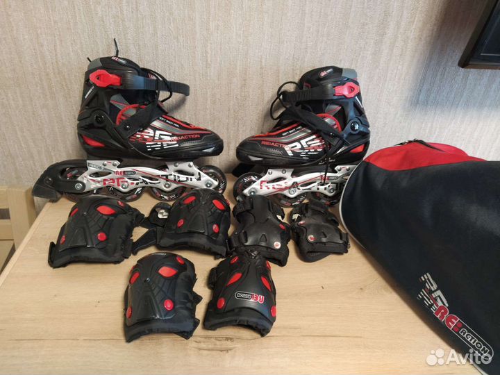 Роликовые коньки детские раздвижные 31-36