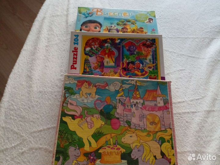 Пазлы 64 160 104е деталей по8 0руб за уп