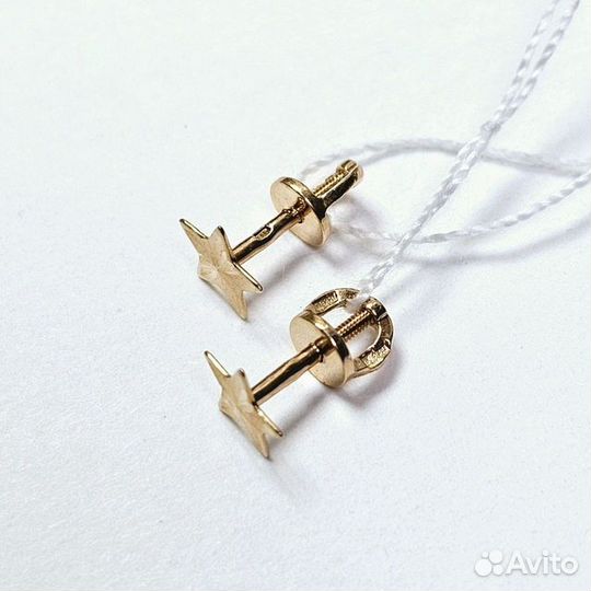 Золотые серьги