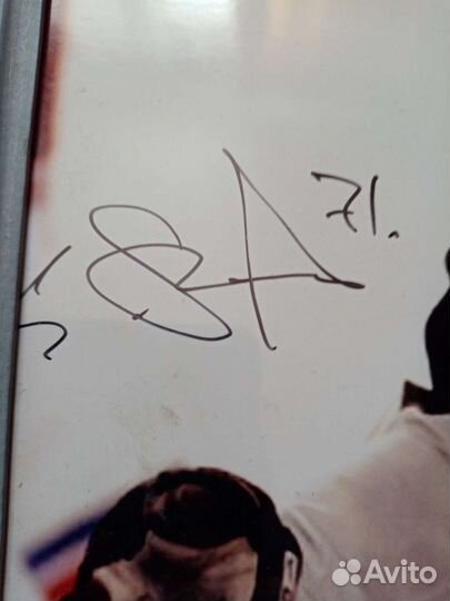 Автограф Малкина Евгения Владимировича, хоккеист