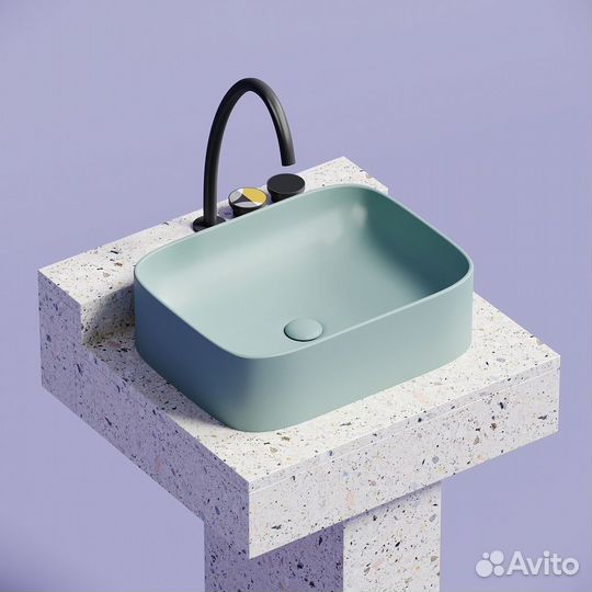 Раковина Ceramicanova Element 51 зеленый матовый CN6052MLG