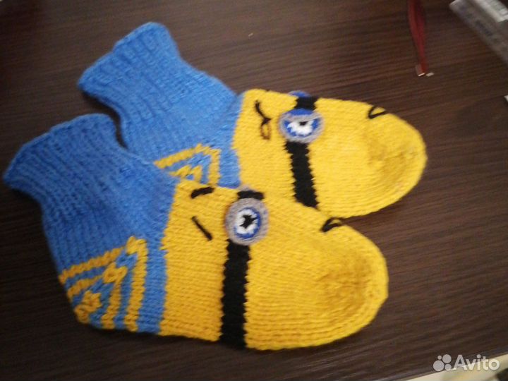 Носки вязаные детские ручной работы