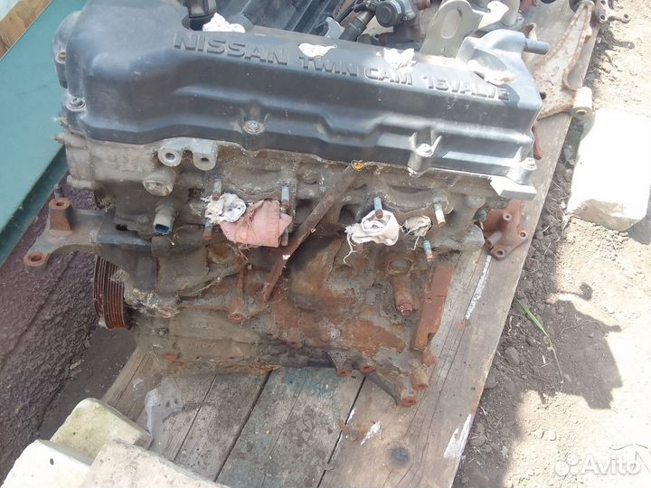 Двигатель QG 1.8 Nissan AD по частям