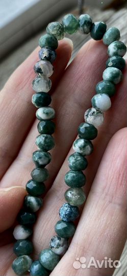 Браслет из мохового агата