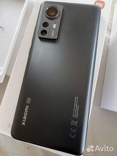 Xiaomi 12 крышка оригинал чёрный, фиолетовый