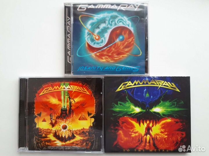 CD диски Helloween, Gamma Ray, Grave Digger, Rage