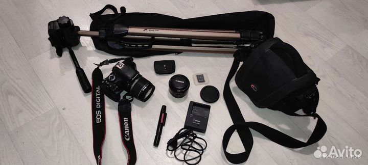 Фотоаппарат canon eos 550d и аксессуары