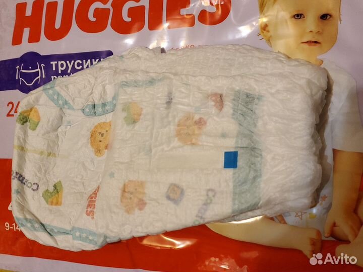 Подгузники-трусики Хаггис 4