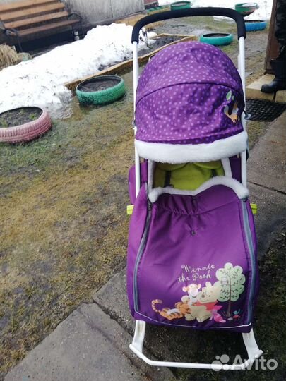 Коляска санки