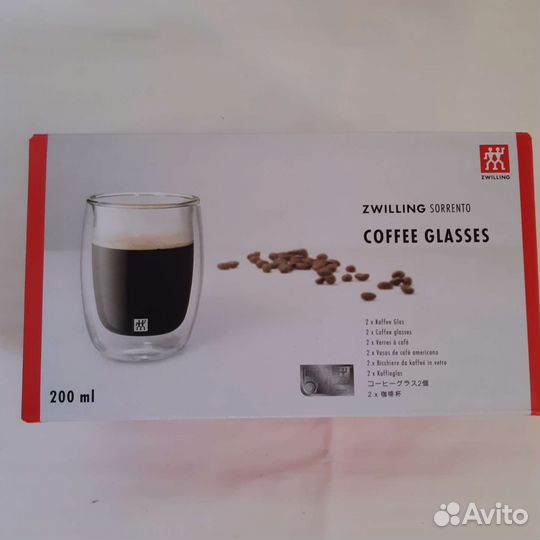 Набор стаканов для кофе zwilling sorrento