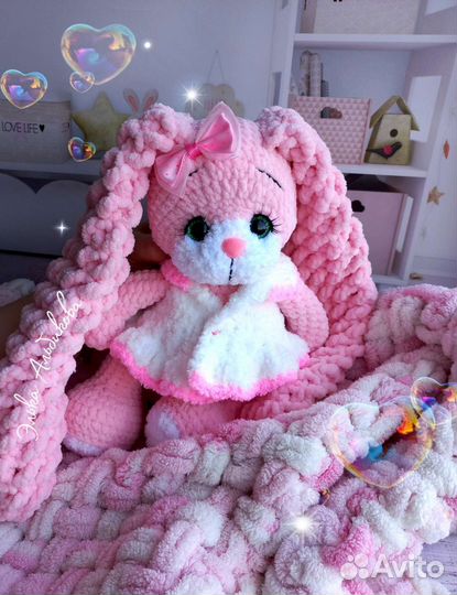 Вязаная зайка