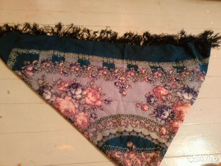 Павловопосадский платок шерсть