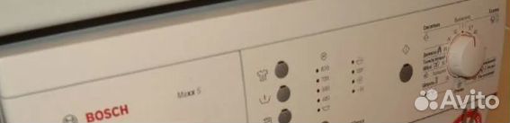 Наклейка панель управления стиралки Bosch Max 5 UA
