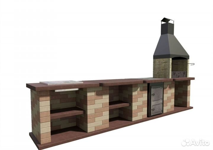 Дачные зоны барбекю сборные