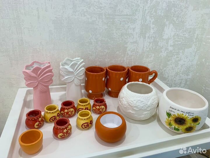 Цветочные горшки кашпо вазы