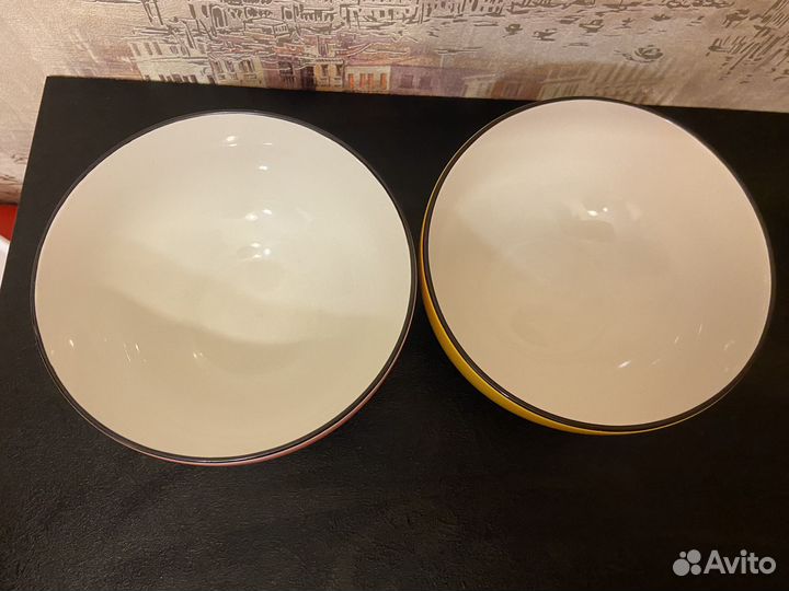 Тарелки глубокие, салатники, суповые тарелки