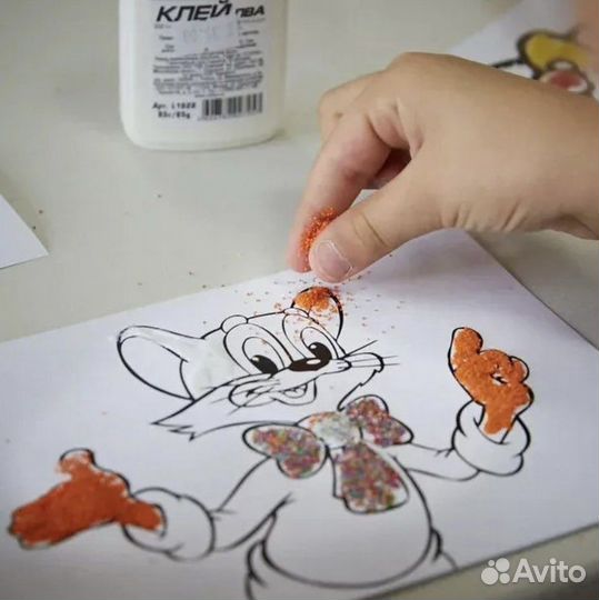 Песок цветной