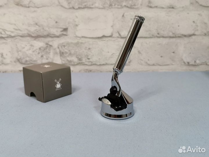 Подставка для бритвы Muhle Mach3, Fusion, хром