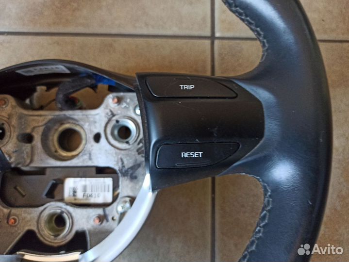 Руль кожаный. Киа рио 4 киа рио х-лайн