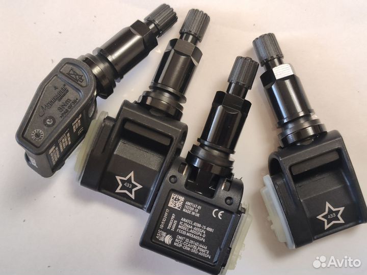 Датчики давления в шинах bmw g серии черного цвета