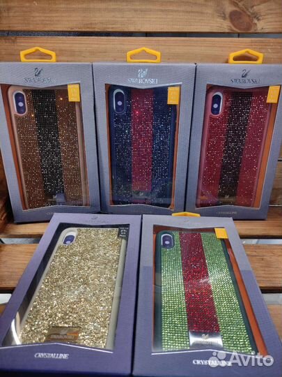 Чехол Swarovski для iPhone Xs Max 6.5
