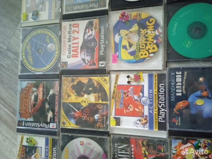 Диски на sony playstation 1