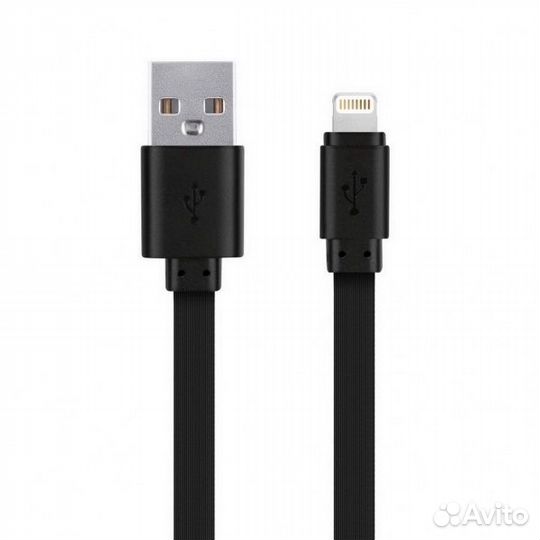 Дата-кабель Smartbuy USB - micro USB плоский резин