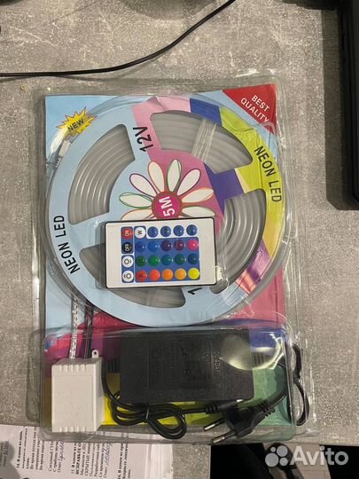 Неоновая лента rgb